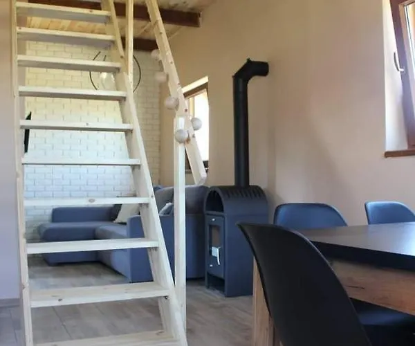 Letniskowy 6-osobowy Caloroczny Nad Jeziorem Wilczynskim Деревянный коттедж