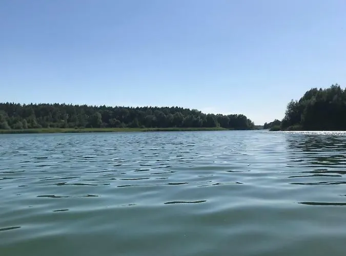 Деревянный коттедж Letniskowy 6-osobowy Caloroczny Nad Jeziorem Wilczynskim